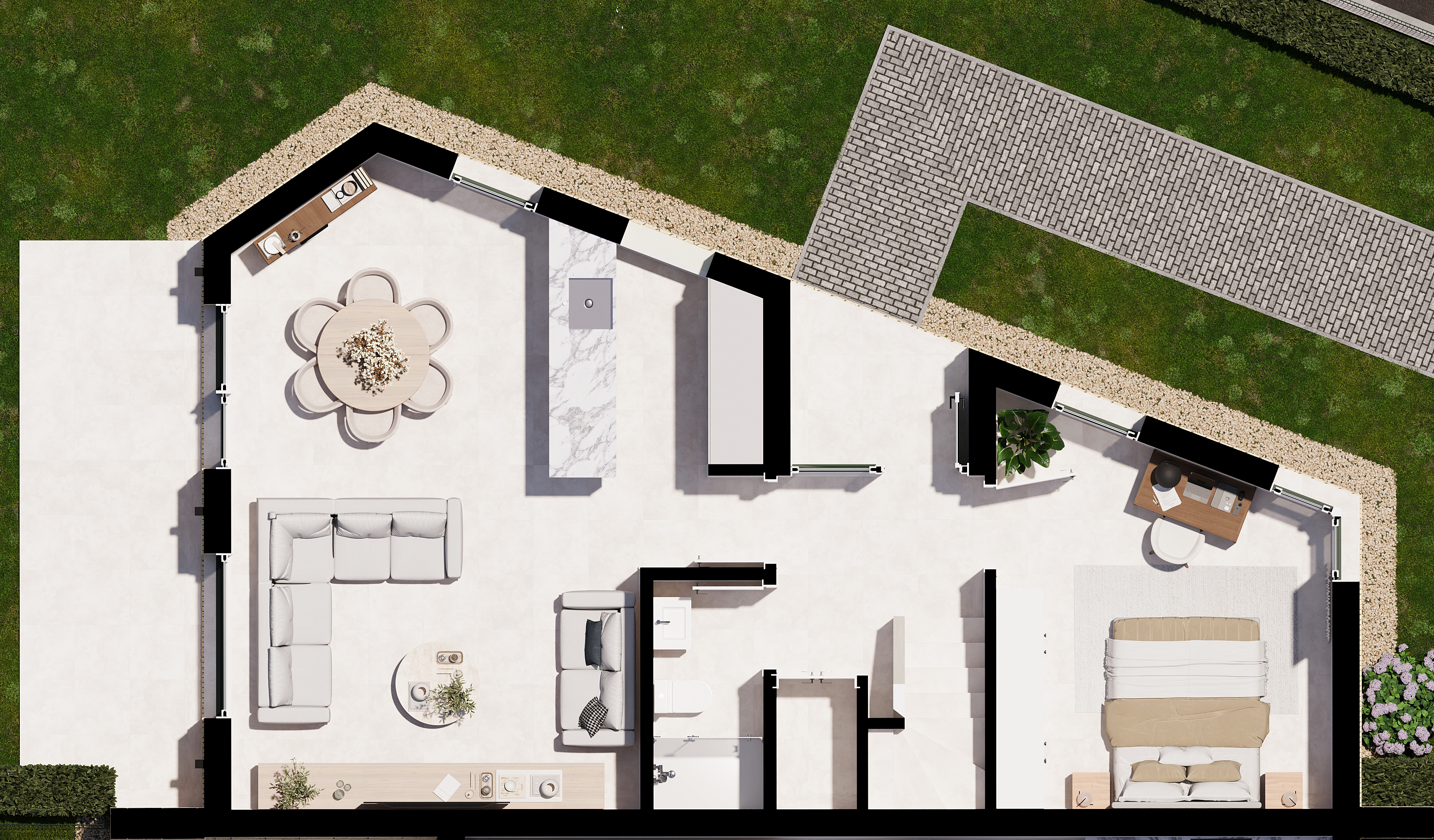 Modelo Chalet 06 — planta baja