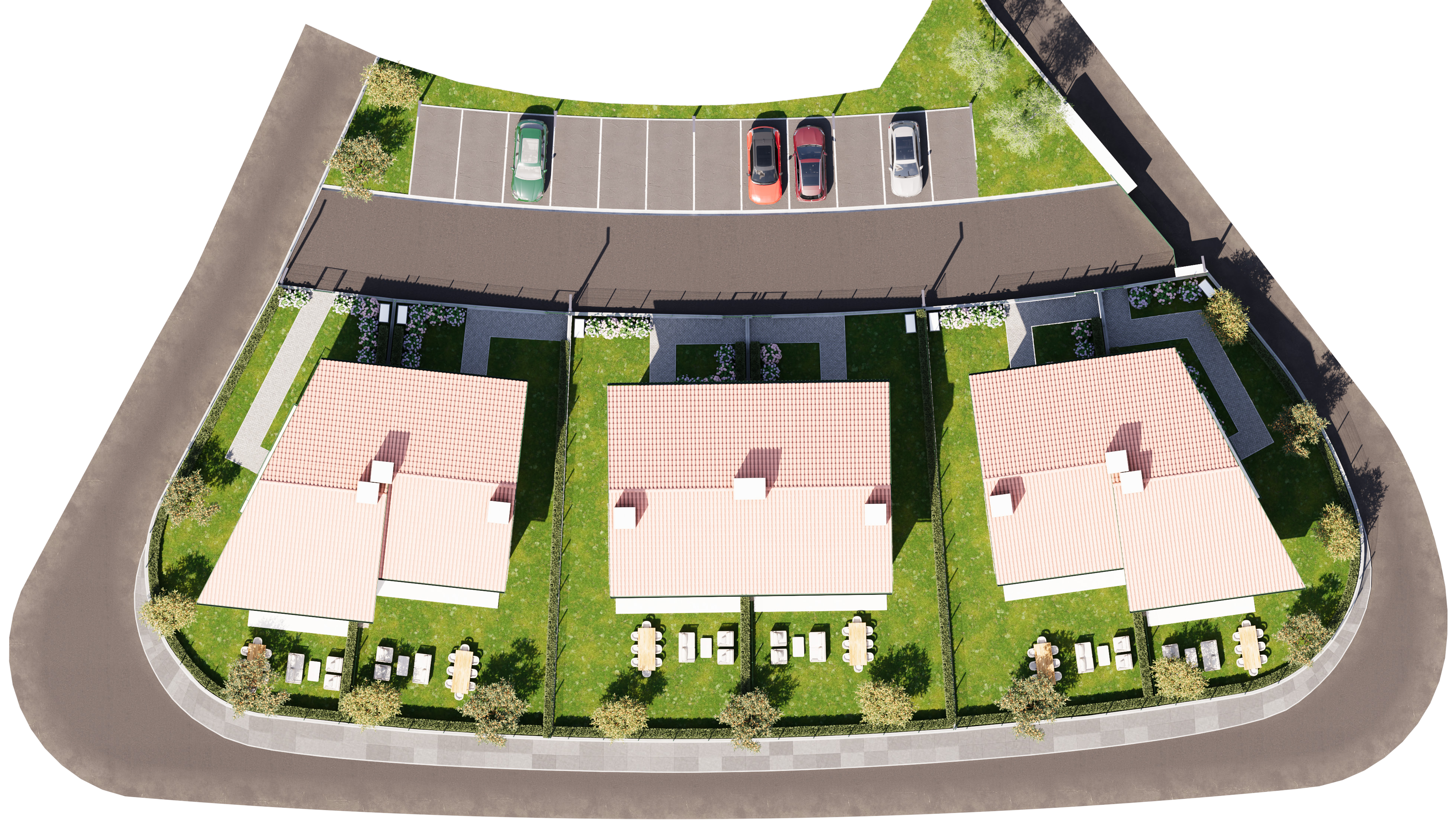 Plan general del conjunto residencial